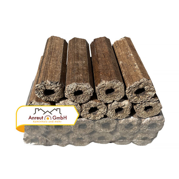 Hartholzbriketts “Pini&Kay” 960kg (6,5 cm X 6,5 cm X 25 cm)