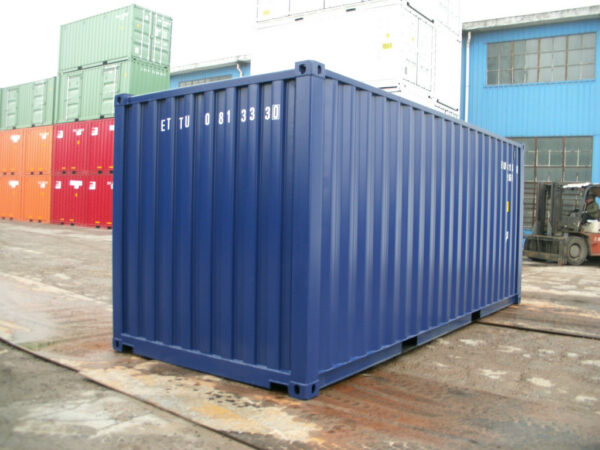 20 Fuß Container, kobaltblau