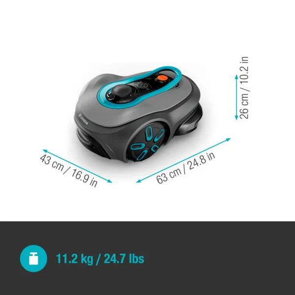 Gardena Mähroboter smart SILENO free 800 m² Set + gratis Zwischenstecker