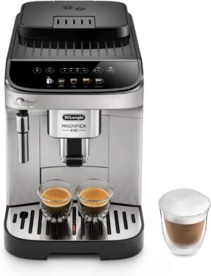 Kaffeevollautomat De’Longhi ECAM292.52.GB Magnifica Evo Grau und schwarz