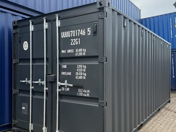 20 Fuß Container, anthrazit