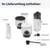 Kaffeevollautomat De’Longhi EXAM440.55.W Rivelia Milk Weiß