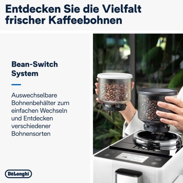 Kaffeevollautomat De’Longhi EXAM440.55.W Rivelia Milk Weiß