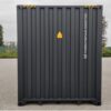 40 Fuß High Cube Container, schwarzgrau