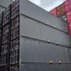 40 Fuß High Cube Container, schwarzgrau