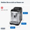 Kaffeevollautomat De’Longhi ECAM292.33.SB Magnifica Evo Silber und Schwarz