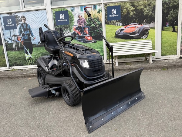 Black Edition Stiga Rasentraktor Pro 300/118 Twin HS mit Schneeschild 120